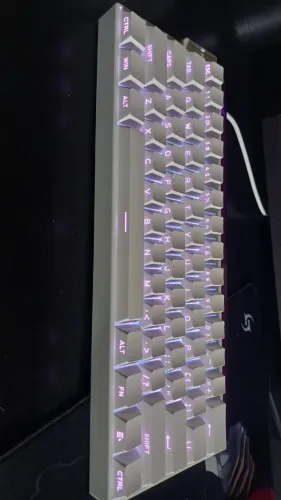 TECLADO MAGNÉTICO AKKO VEEKOS SHINE 60 HE BRANCO