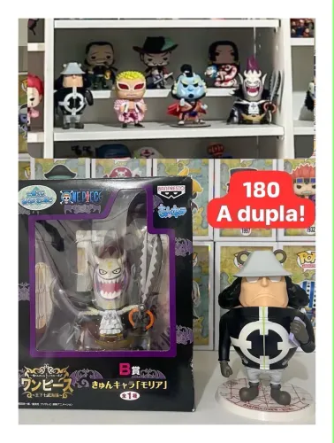 Kuma e Gecko Moriah One Piece Ichiban Kuji/Banpresto Escala com Funko!