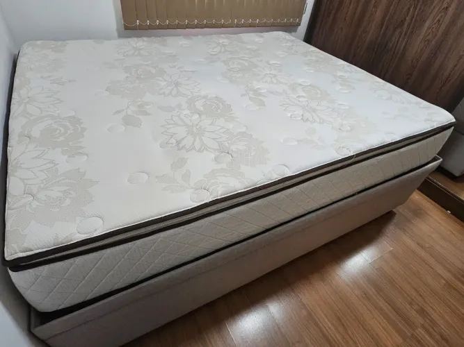 Cama Box Baú Queen Size - Plumatex