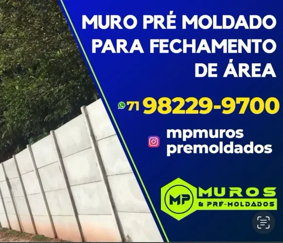 Muro PRÉ moldado com preços promocionais///