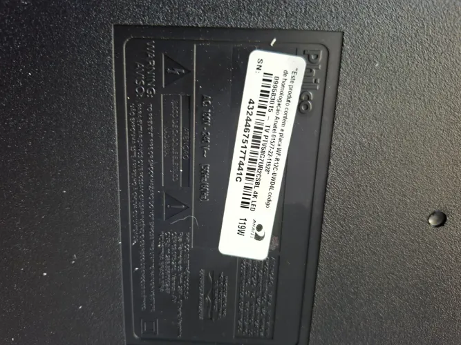 TV PHILCO PTV58G7UR2CSBL COM TELA QUEBRADA PARA APROVEITAR PLACAS