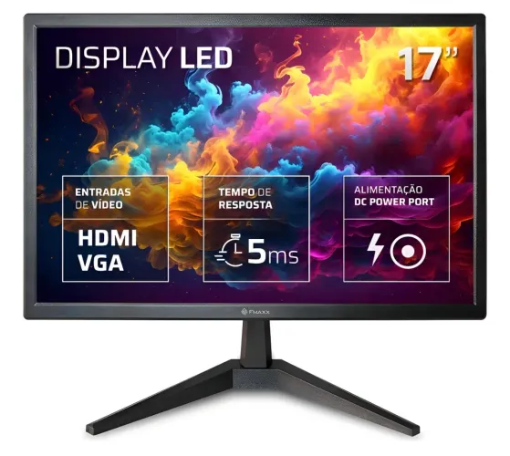 Monitor 17" led nunca usado apenas aberto - faço envio-olx pay