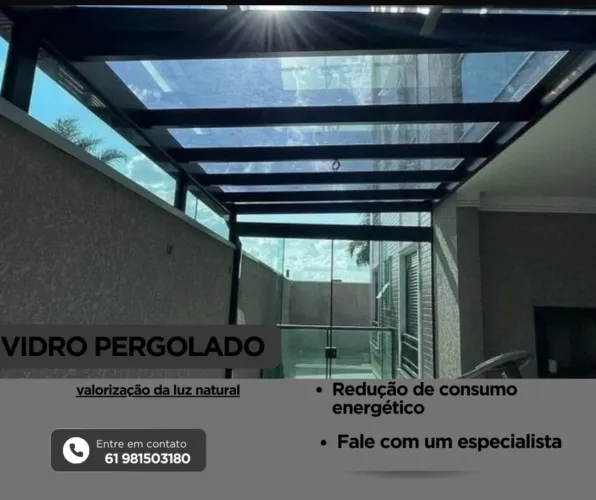 Vidros pergolados alta qualidade