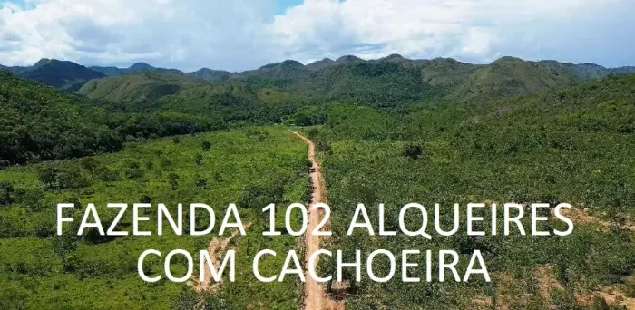 Fazenda 102 Alqueires com Cachoeira Niquelândia Goiás