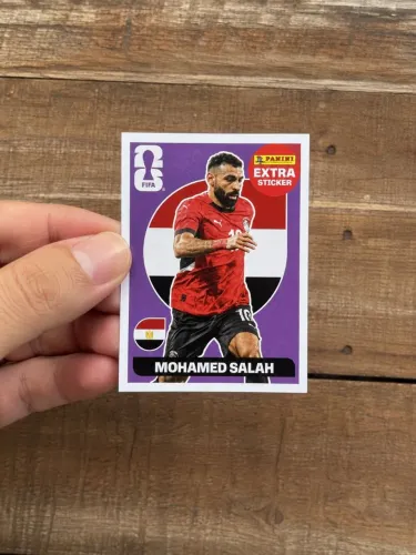 Mohamed Salah Bordô Extra Sticker Panini FIFA World Cup 2026