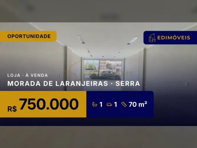 Morada de Laranjeiras| Loja térrea com 1 banheiro e 1 vaga, não perca essa chance!