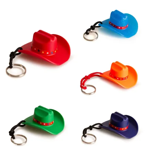 Mini Chaveiro Chapéu em Plástico 