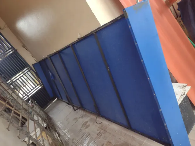 Toldo e grade
