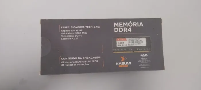 Memória Ram 16gb Ddr4 3200mhz - Kabum Tech