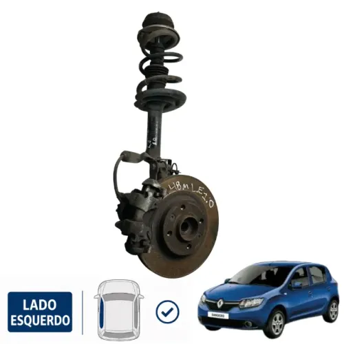 Torre Suspensão Telescópio esquerdo Renault Sandero 2015 a 2021