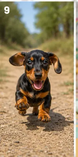 Filhotes ativo e saudável Teckel/Dachshund/Salsicha/Salsichinha/Basset/Cofap