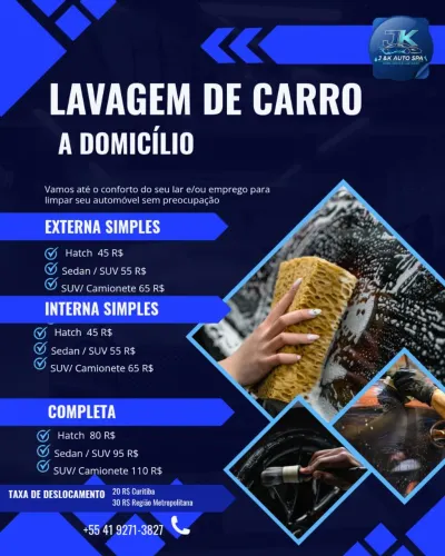 Lava car móvel 