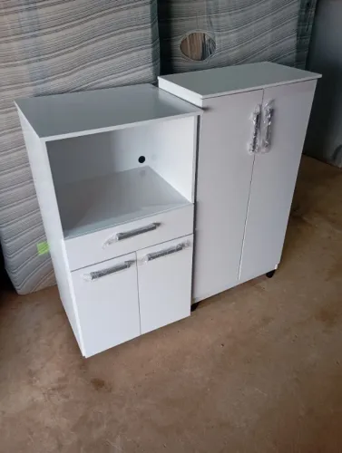Combo Balcão Para Forno e microondas + Multiuso Novos na Promoção