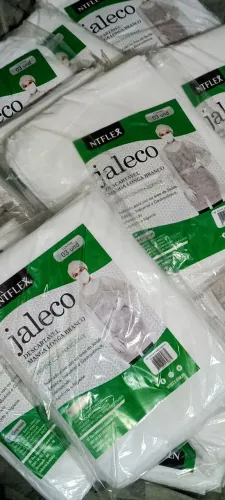 Oportunidade para Revendedores | Jaleco Descartável manga Longa NTFLEX 3 Unid