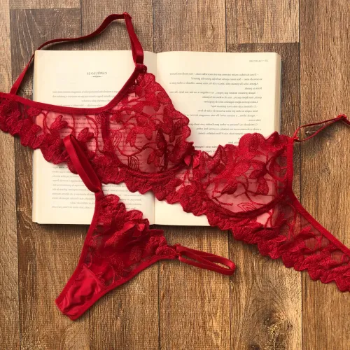 Lingerie vermelha 