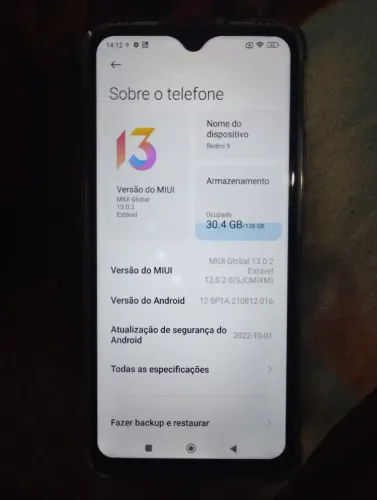 REDMI 9 128GB CELULAR EM ÓTIMO ESTADO