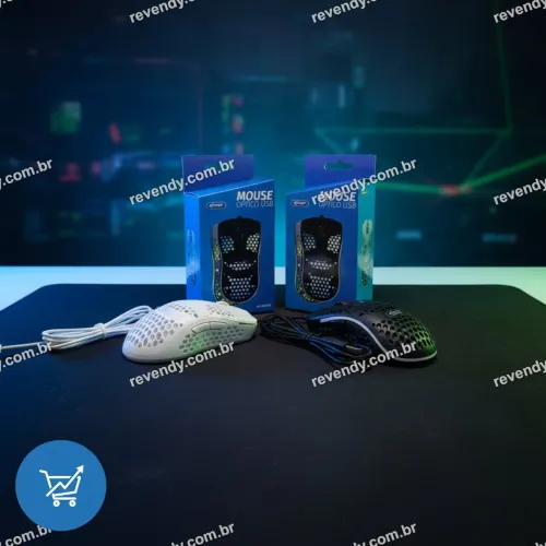 Mouse gamer com fio USB - entrega grátis