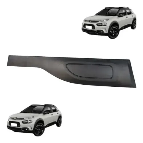 Friso Porta Traseira Esquerda C4 Cactus 1.6 2019 A 2025 Preto
