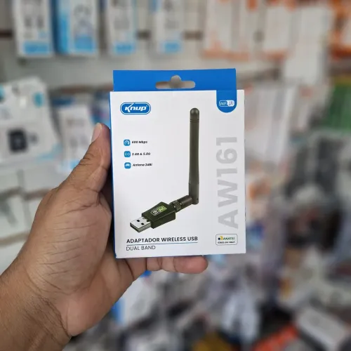 Adaptador wi-fi 5g dual band - entrega em slz e região 