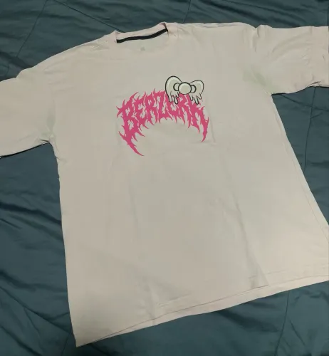 Camisa Oversized Hello Kitty Tamanho M Usada