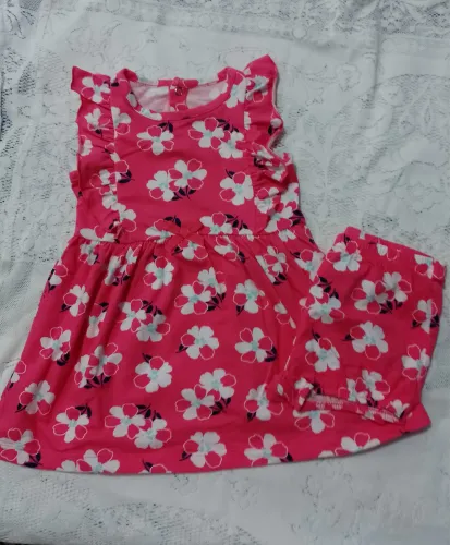 Vestido c/ Shorts Carter's Tam 18m