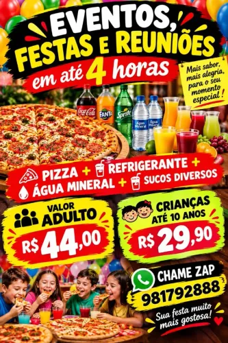 FESTA COM MUITA PIZZA