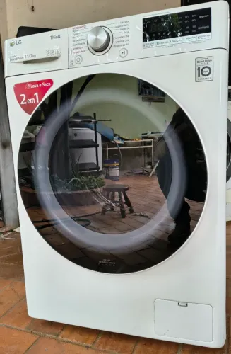 Máquina lava e seca LG inverter 11 kg praticamente semi nova top!!!