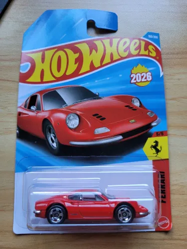Miniatura Hotwheels Ferrari Dino