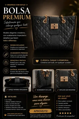 Bolsa de luxo ORIGINAL Victor Hugo