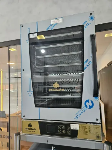 forno elétrico com vapor 8 assadeiras 35x35 - novo