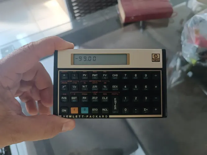 Calculadora financeira Hp 12C