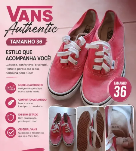 Tênis Vans Authentic 36