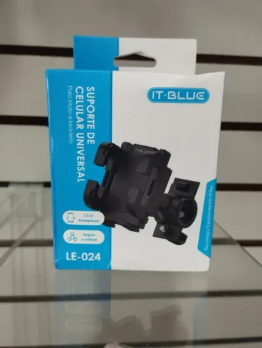 Suporte de Celular para Moto e Bicicleta Universal Guidão Ajustável IT-Blue LE-024