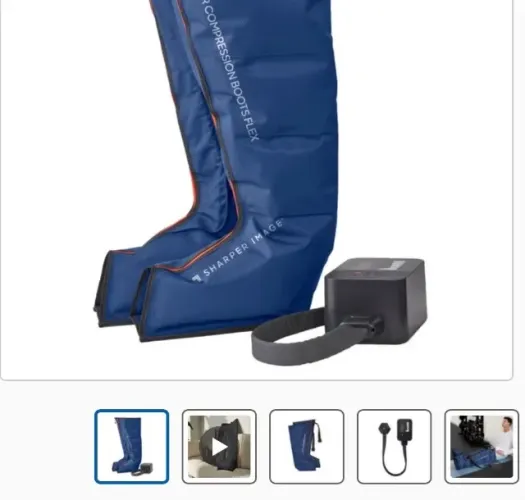 Bota de compressão para fisioterapia