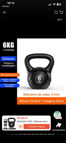 Kettlebell 6kg