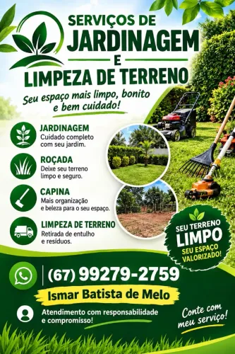 Jardinagem e limpeza terreno