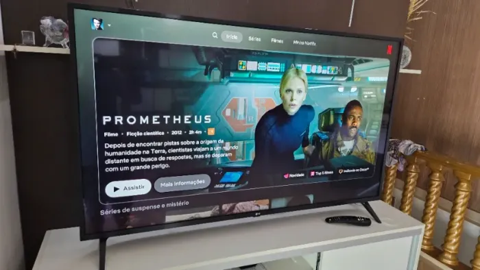 Smart TV 55" 4K LG IPS com Controle Magic