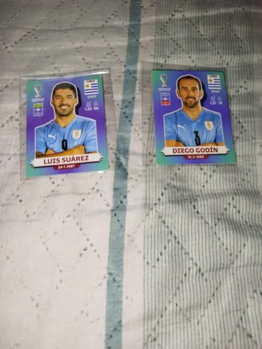 Figurinhas Seleção Uruguai Originais Panini copa do Mundo 2022