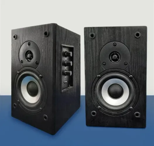 monitor de audio microlab b72 graves potentes faço envio