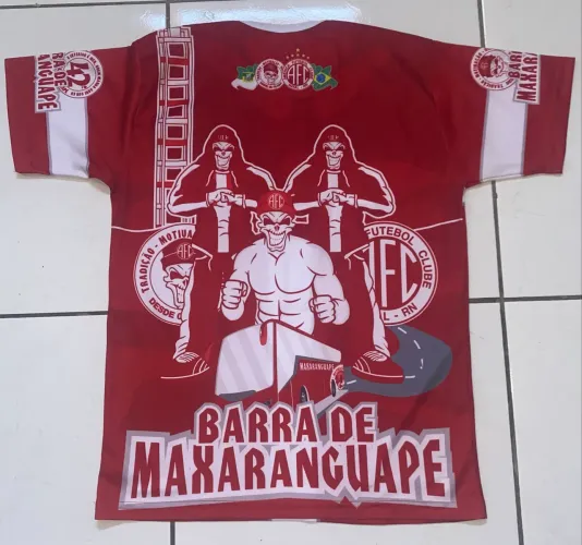 Camisa da máfia vermelha/ tmv