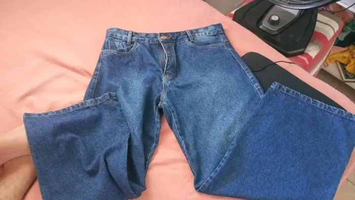 Calça wid keg feminina nova