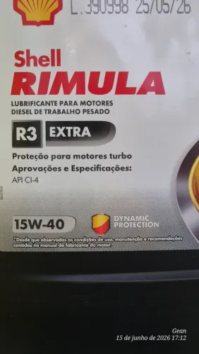 Óleo 14w40 diesel, produto novo