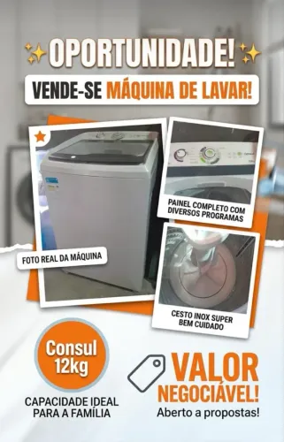 Máquina de lavar roupas