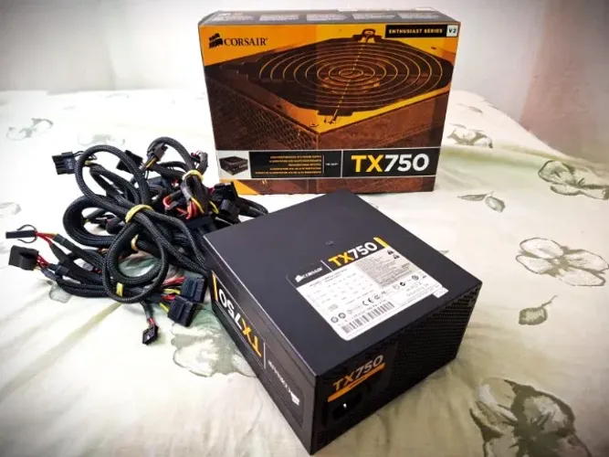 Fonte ATX Corsair Enthusiast Séries V2 750w Na Caixa!