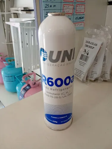 Gás lata R600a 400g