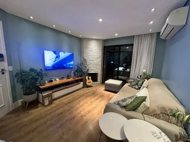 Locação de apartamento MOBILIADO com 3 quartos, 2 VAGAS em Brooklin Paulista - São Paulo -