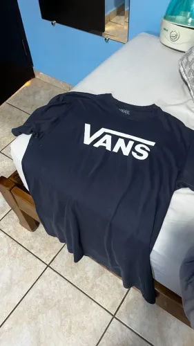 Camiseta Vans Cinza/Azul