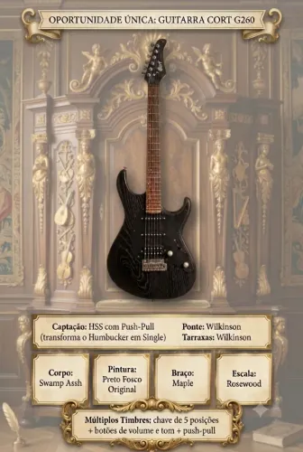 Guitarra Cort G260 Raridade Oportunidade