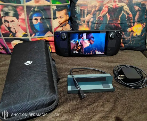 Steam Deck 256gb + Dock - TOP! (Aceito Olx pay) 