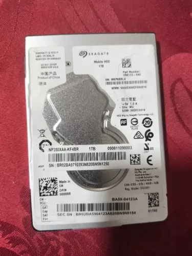 HD NOTEBOOK 1TB seagate